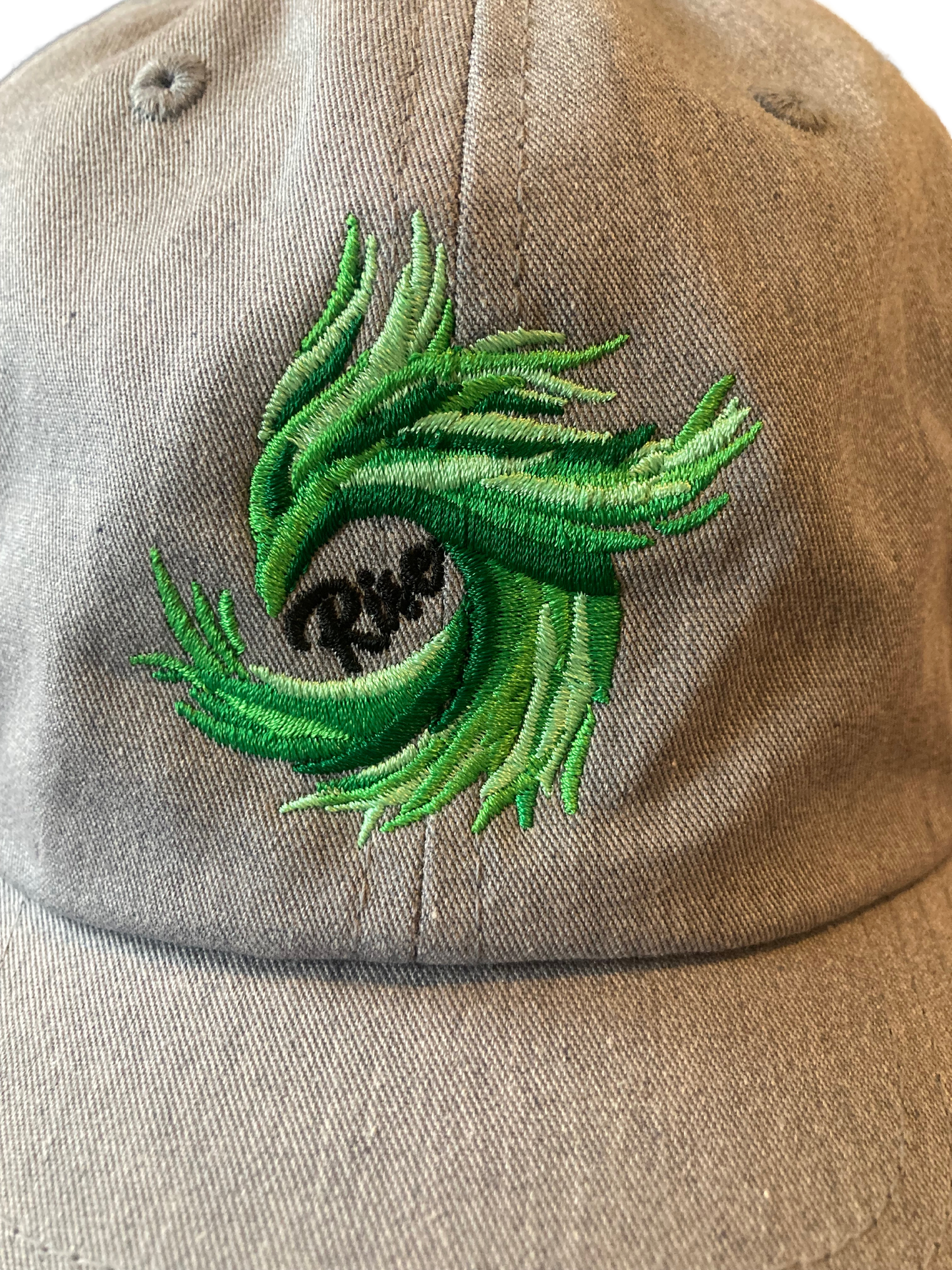Heather Grey/Green Classic Hat