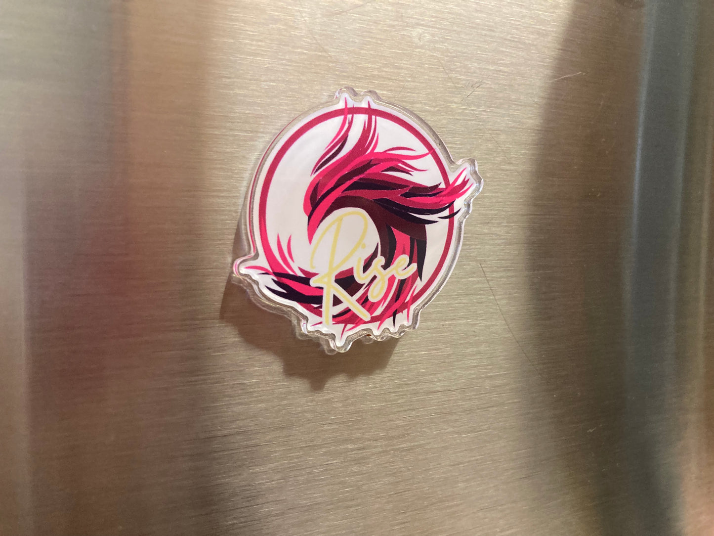 Acrylic Phoenix Magnet (2-inch)