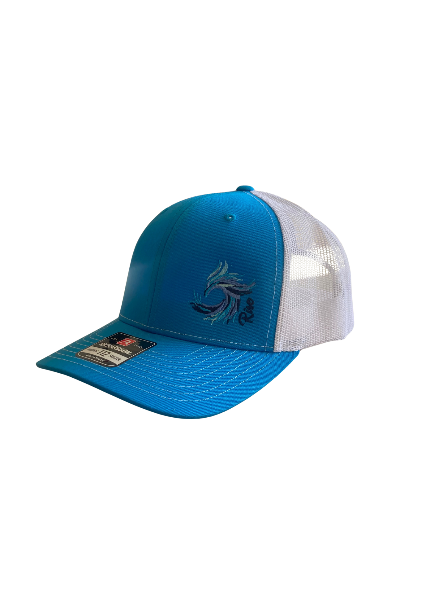 Cyan Blue/White Phoenix Trucker Hat