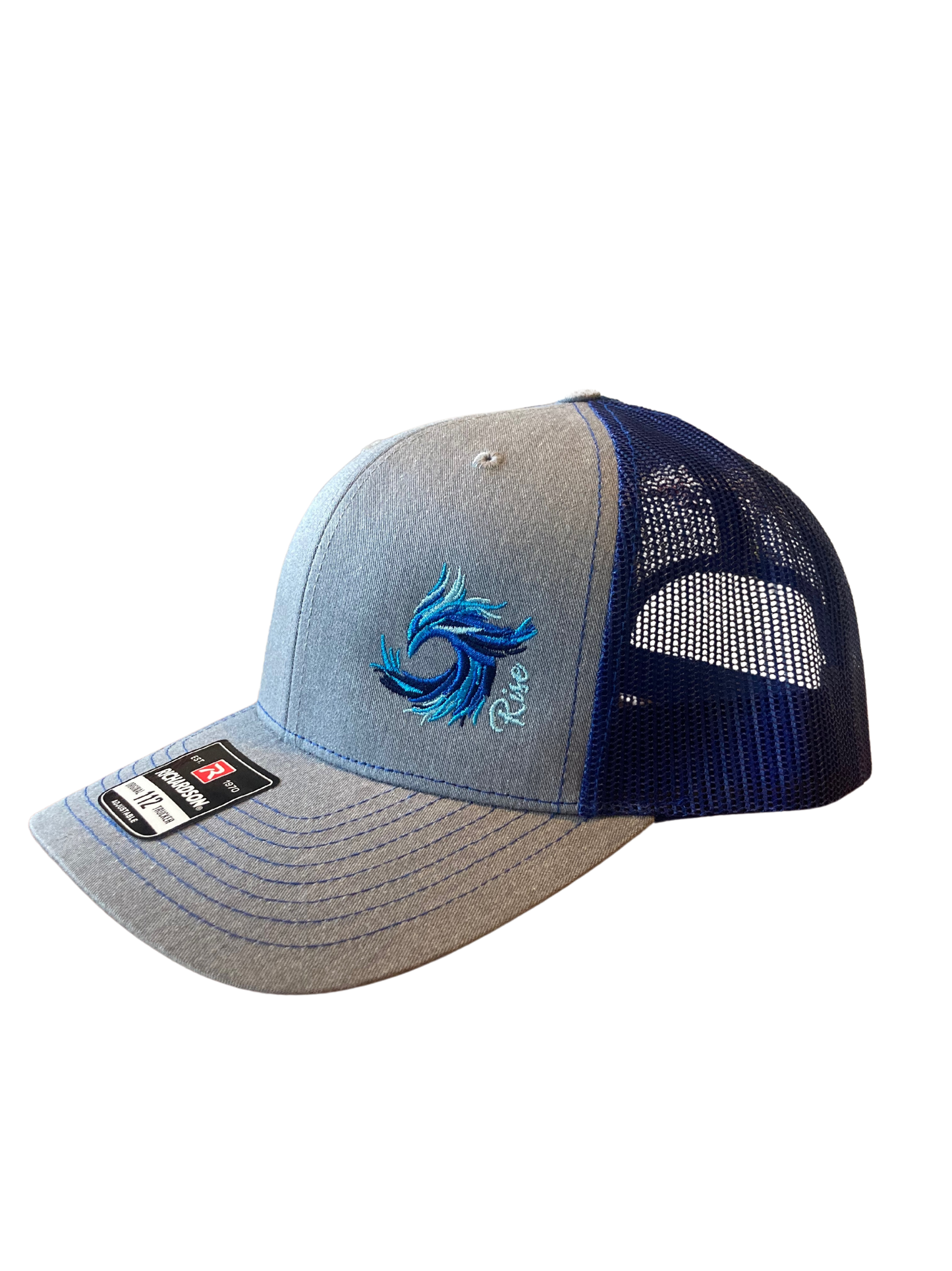 Heather Grey/Royal Blue Trucker Hat