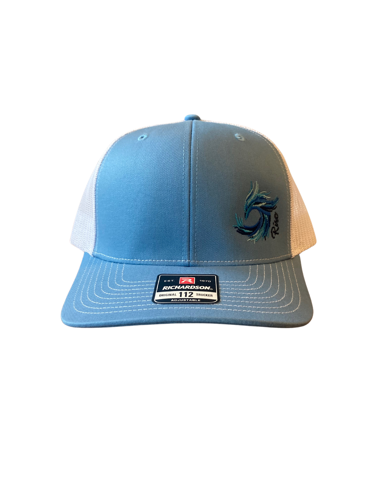 Columbia Blue/White Trucker Hat