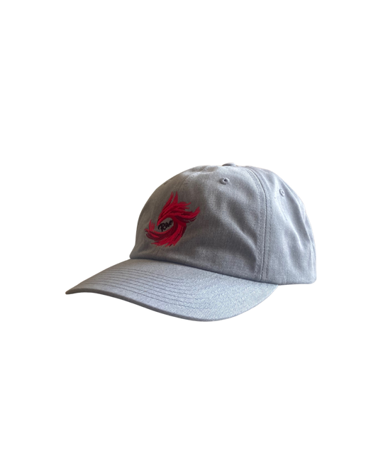Heather Grey/Red Classic Hat