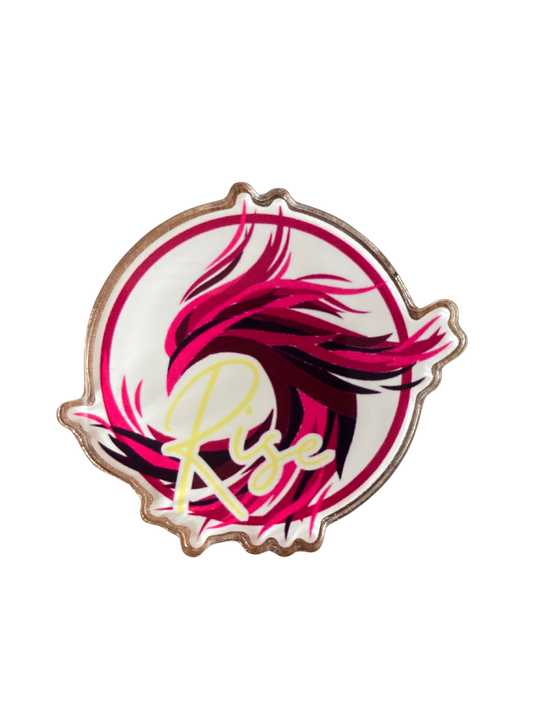 Acrylic Phoenix Magnet (2-inch)